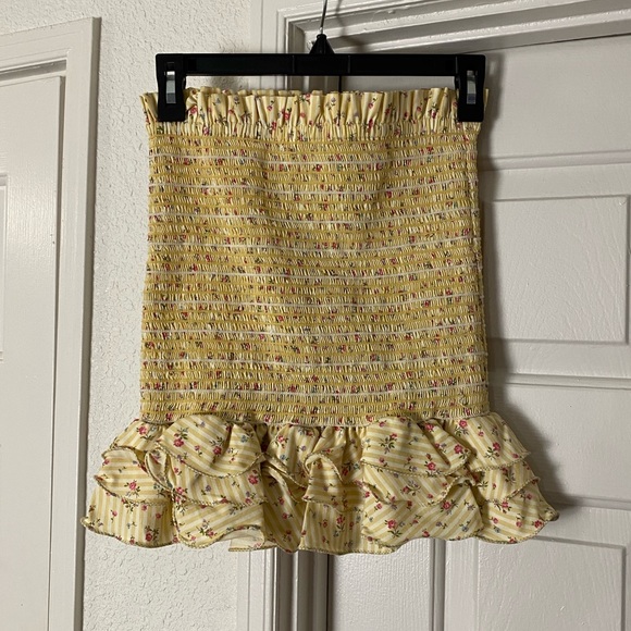 Petersyn Natural Barrett Ruffle Skirt Buttermilk - Picture 5 of 9